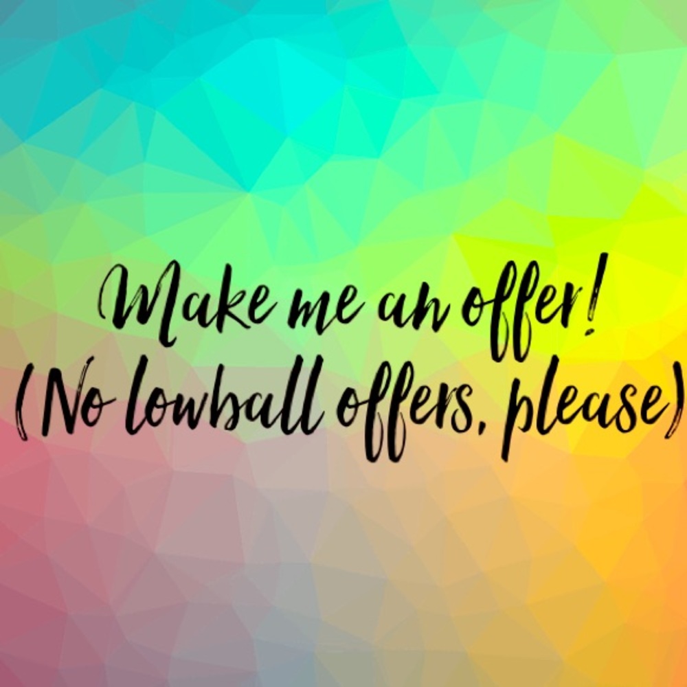 Reasonable offers welcome!
